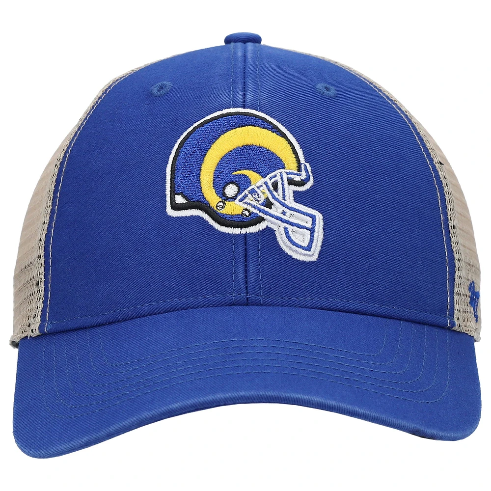 Casquette '47 Royal/Natural Los Angeles Rams Flagship MVP Snapback pour homme