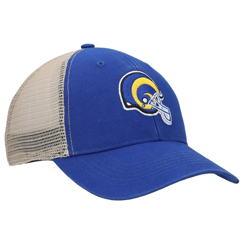 Casquette '47 Royal/Natural Los Angeles Rams Flagship MVP Snapback pour homme