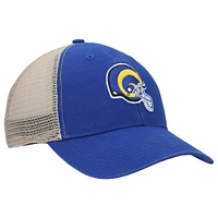 Men's '47 Royal/Natural Los Angeles Rams Flagship MVP Snapback Hat