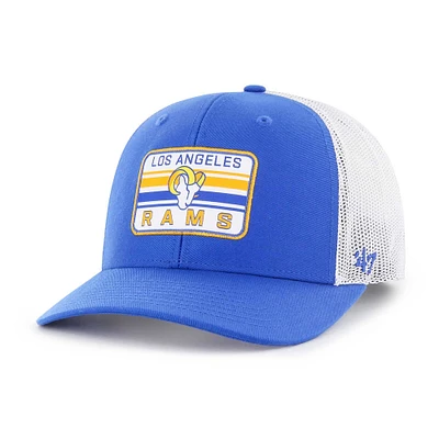 Men's '47 Royal/White Los Angeles Rams Drifter Adjustable Trucker Hat