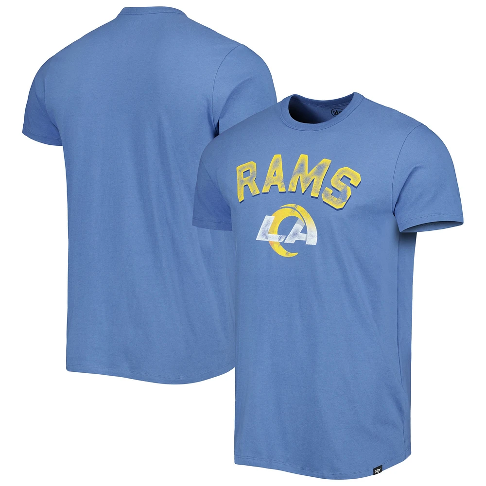 Men's '47 Royal Los Angeles Rams All Arch Franklin T-Shirt