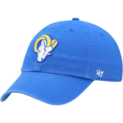 Casquette réglable '47 Royal Los Angeles Rams Clean Up Primary Logo pour homme