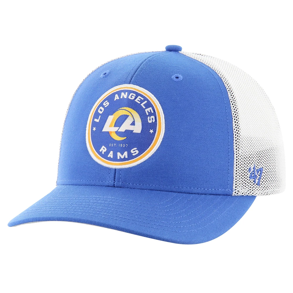 Men's '47 Royal Los Angeles Rams Disclose Trophy Stretch Fit Hat