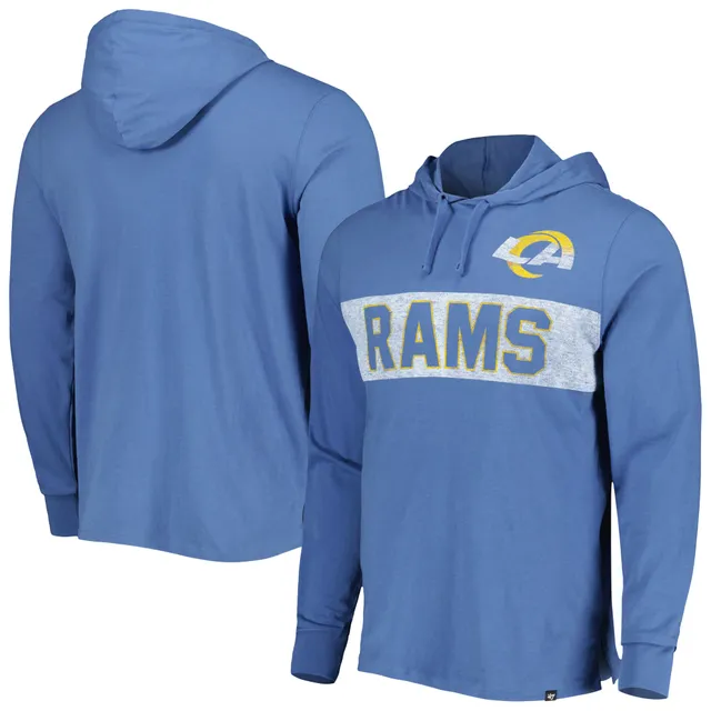 New Era Men's Royal Los Angeles Rams Ink Dye Pullover Hoodie