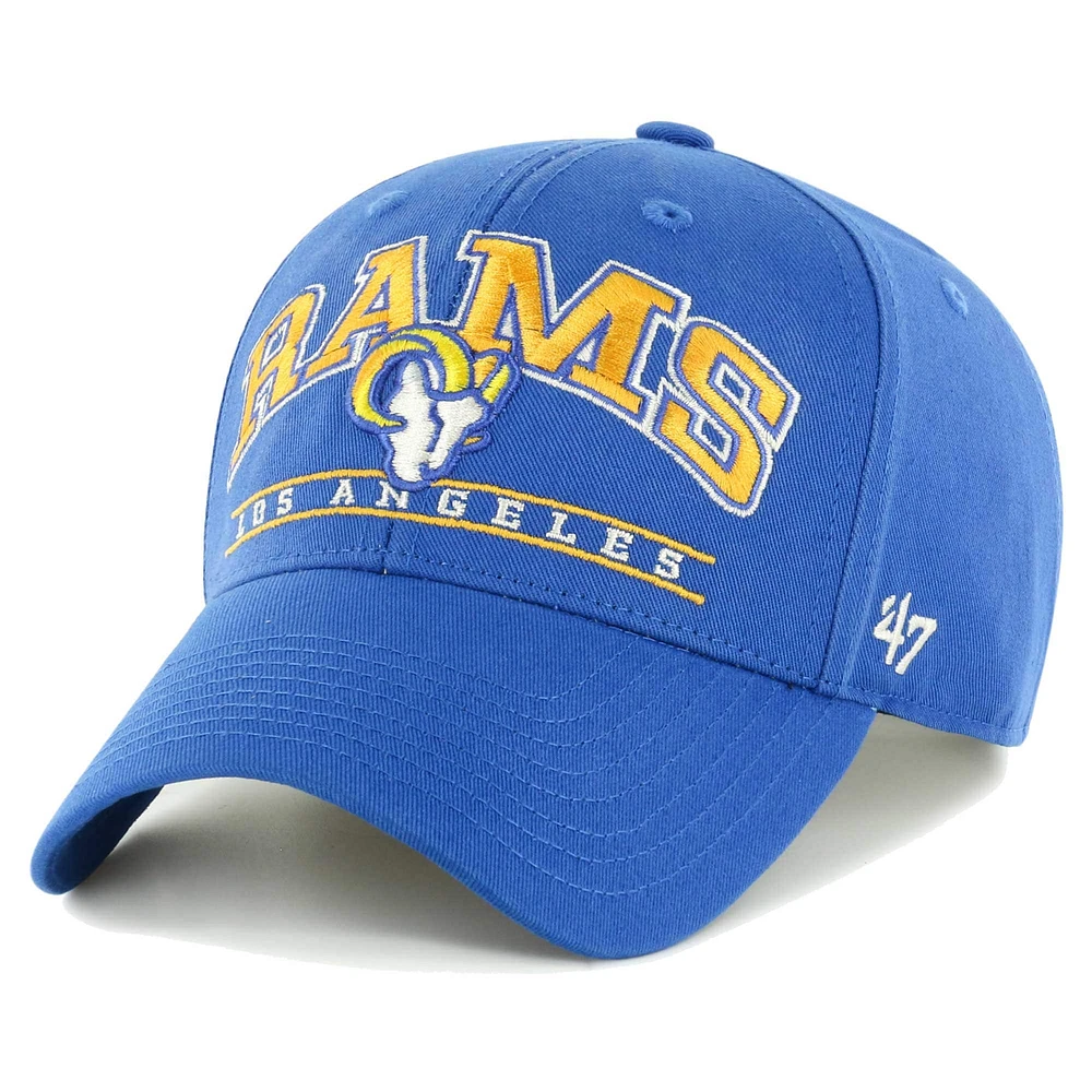 Casquette ajustable '47 Royal Los Angeles Rams Fletcher MVP pour homme