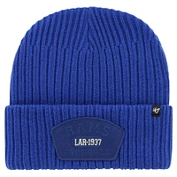 Bonnet en tricot à revers Ridgeway '47 Royal Los Angeles Rams pour hommes