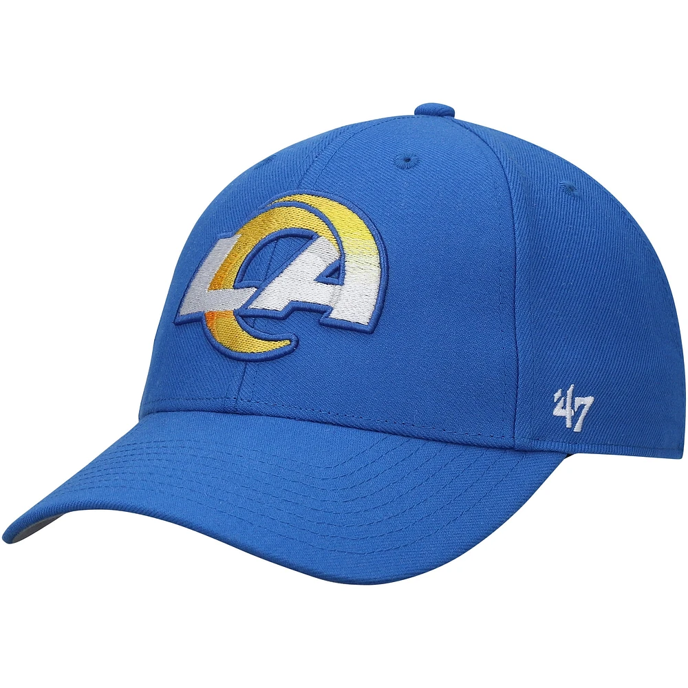 Men's '47 Royal Los Angeles Rams Team MVP Adjustable Hat