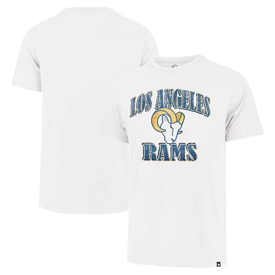 Men's '47 White Los Angeles Rams Overrun Franklin T-Shirt