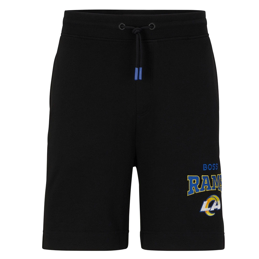 Men's BOSS X NFL  Black/Royal Los Angeles Rams Snap Shorts