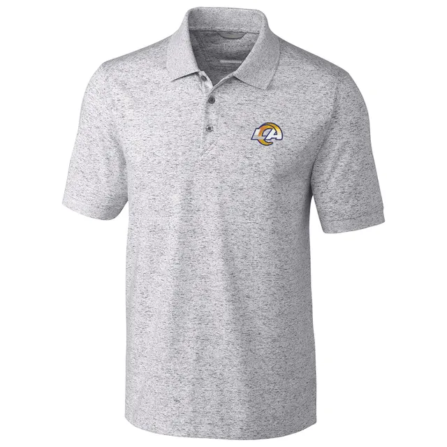 Los Angeles Chargers Cutter & Buck Prospect Textured Stretch Mens Short Sleeve Polo