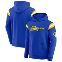 Men's Darius Rucker Collection by Fanatics Royal Los Angeles Rams Football Washed Pullover Hoodie