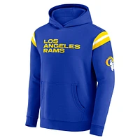 Men's Darius Rucker Collection by Fanatics Royal Los Angeles Rams Football Washed Pullover Hoodie