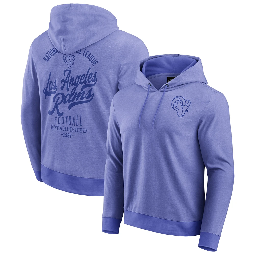 Sweat à capuche en tricot ton sur pour homme de la collection Darius Rucker Fanatics Royal Los Angeles Rams