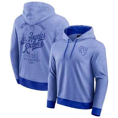 Sweat à capuche en tricot ton sur pour homme de la collection Darius Rucker Fanatics Royal Los Angeles Rams