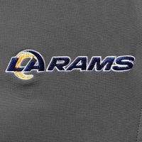 Men's Dunbrooke Charcoal Los Angeles Rams Circle Softshell Fleece Full-Zip Jacket