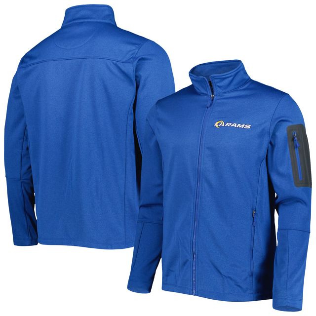 Dunbrooke Heather Royal Los Angeles Rams Freestyle Veste en polaire technique enduite entièrement zippée pour homme