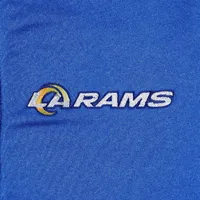 Men's Dunbrooke Heather Royal Los Angeles Rams Freestyle Coated Tech Fleece Full-Zip Jacket