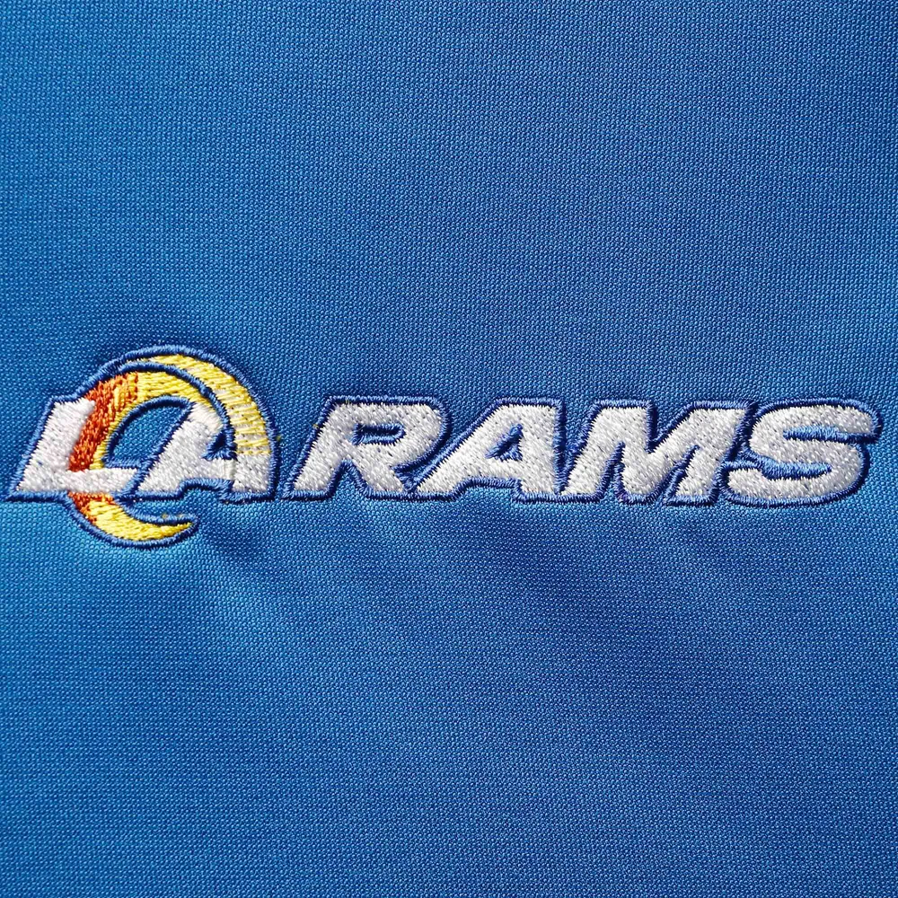 Sweat à capuche entièrement zippé Los Angeles Rams Apprentice Dunbrooke Royal/Blanc pour homme