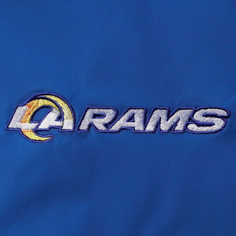 Men's Dunbrooke Royal Los Angeles Rams Triumph Fleece Full-Zip Jacket