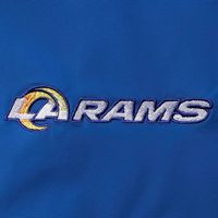 Men's Dunbrooke Royal Los Angeles Rams Triumph Fleece Full-Zip Jacket