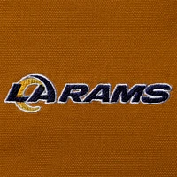 Men's Dunbrooke Tan Los Angeles Rams Dakota Cotton Canvas Hooded Jacket