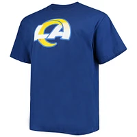 Men's Fanatics Aaron Donald Royal Los Angeles Rams Big & Tall Player Name Number T-Shirt