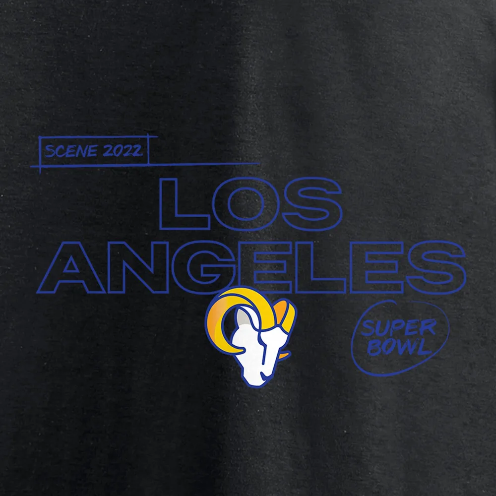 : Fanatics Men's Black Los Angeles Rams Super Bowl LVI