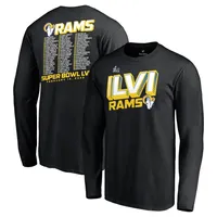 : Fanatics Men's Black Los Angeles Rams Super Bowl LVI