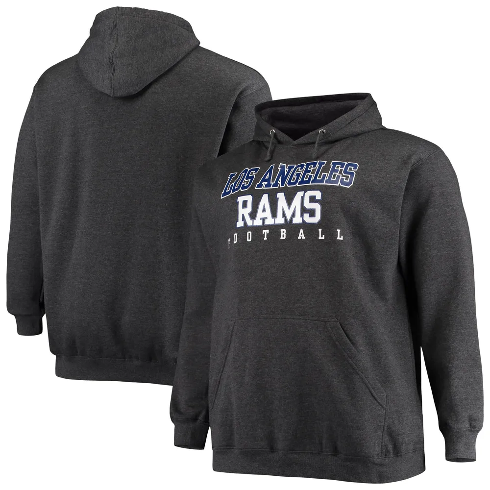 Lids Los Angeles Rams Fanatics Branded Big & Tall Practice Long Sleeve T- Shirt - Heathered Gray