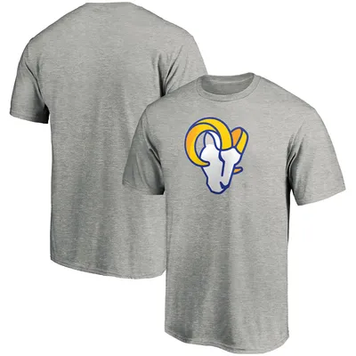 Los Angeles Rams Fanatics Branded Primary Logo T-Shirt - Heathered Gray