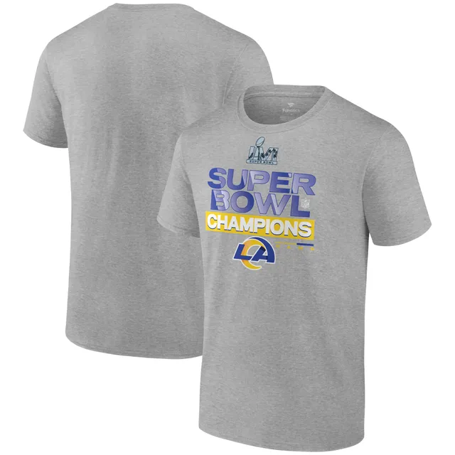 FANATICS Men's Fanatics Branded Black Los Angeles Rams Super Bowl LVI  Champions Schedule T-Shirt