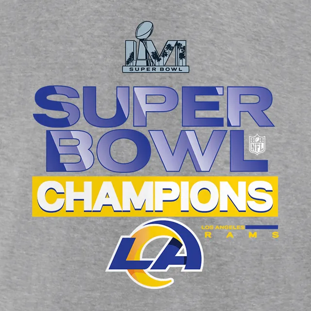 Men's Fanatics Branded Black Los Angeles Rams Super Bowl LVI Champions  Schedule T-Shirt