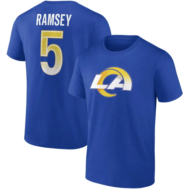 Women's Los Angeles Rams Fanatics Branded Royal/White Short & Long Sleeve T- Shirt Combo Pack