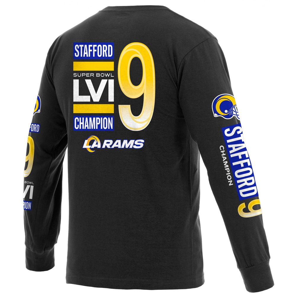 rams super bowl jersey black