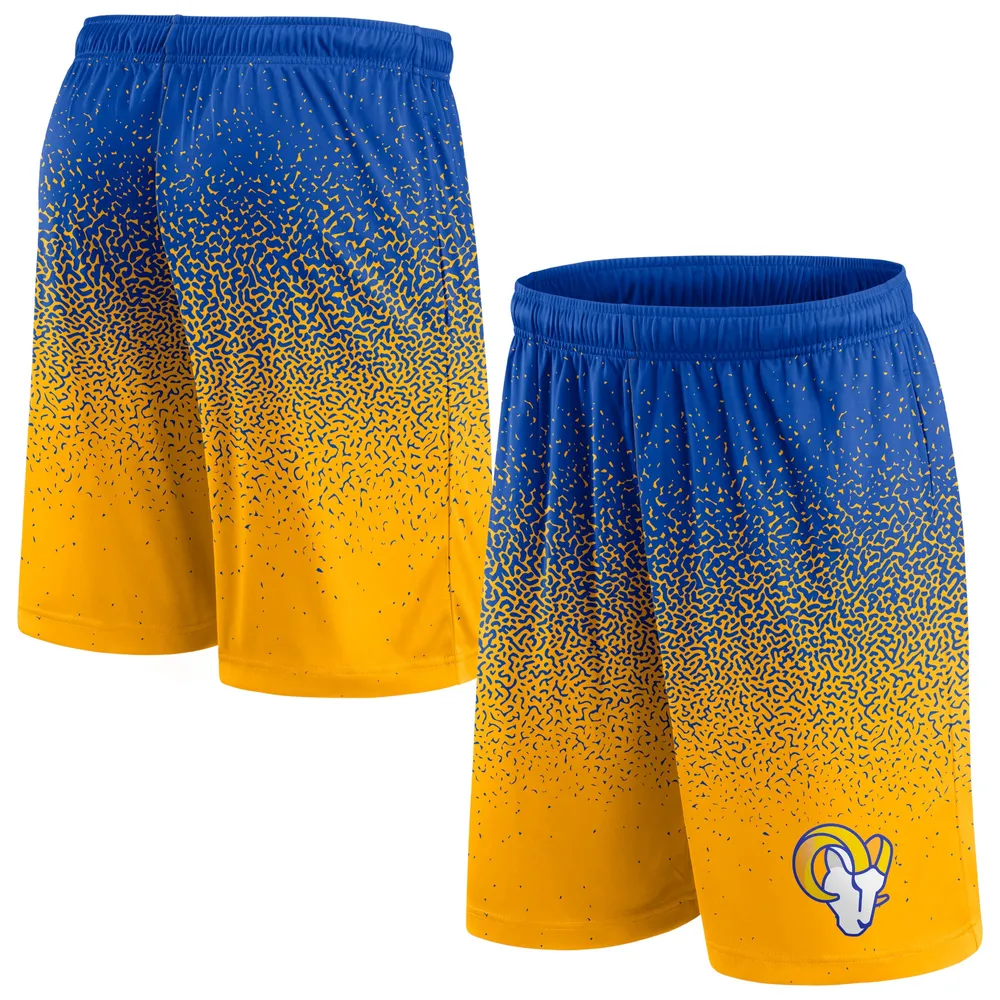 Lids Los Angeles Rams Fanatics Branded Ombre Shorts - Royal/Gold