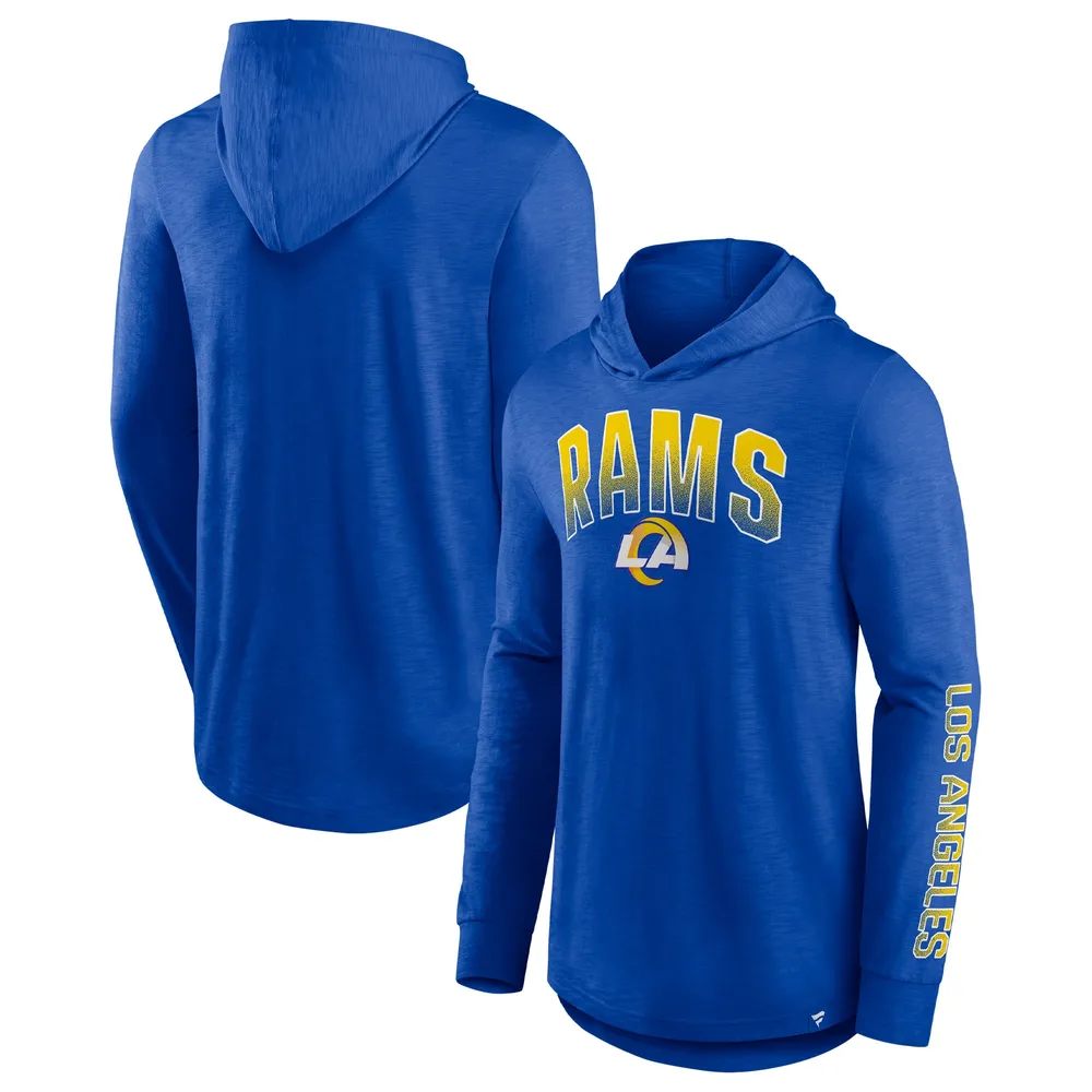 Lids Los Angeles Rams Fanatics Branded Front Runner Pullover Hoodie - Royal