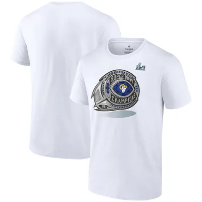 Los Angeles Rams Fanatics Branded Super Bowl LVI Champions Big & Tall Ring T-Shirt - White