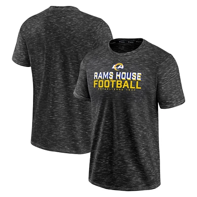 T-shirt composant Fanatics Charcoal Los Angeles Rams pour hommes