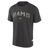 Men's Fanatics Charcoal Los Angeles Rams Elements Weathered Tonal Future Ground T-Shirt