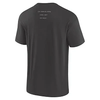 Men's Fanatics Charcoal Los Angeles Rams Elements Weathered Tonal Future Ground T-Shirt