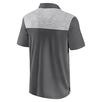 Polo Long Shot Fanatics gris Los Angeles Rams pour hommes