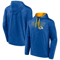 Men's Fanatics Heather Royal Los Angeles Rams Hook and Ladder Pullover Hoodie