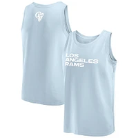 Men's Fanatics Light Blue Los Angeles Rams Elements Tank Top