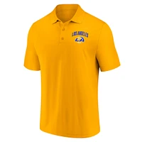 Men's Fanatics Los Angeles Rams Lockup Two-Pack Polo Set