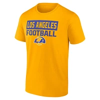 Pack combiné de t-shirts Fanatics Los Angeles Rams Serve pour hommes