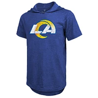 T-shirt à capuche avec nom et numéro du joueur Fanatics Matthew Stafford Royal Los Angeles Rams pour hommes