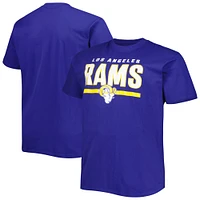 Men's Fanatics Royal Los Angeles Rams Big & Tall Speed Agility T-Shirt