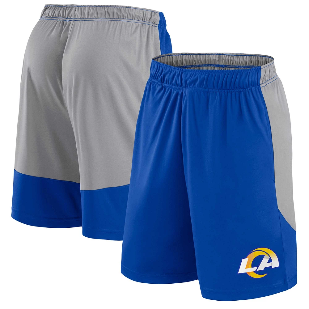 Short avec logo de l'équipe Fanatics Royal Los Angeles Rams Big & Tall pour hommes