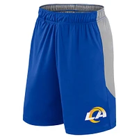 Short avec logo de l'équipe Fanatics Royal Los Angeles Rams Big & Tall pour hommes