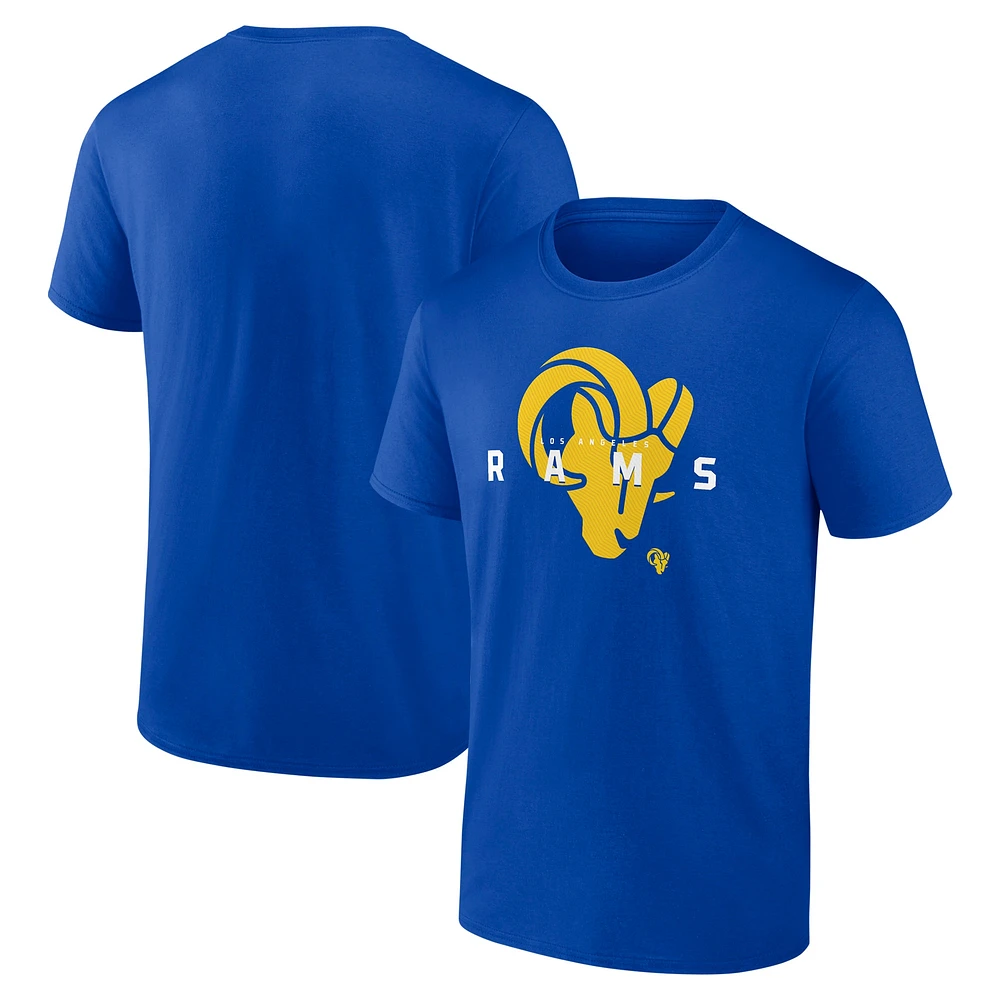 T-shirt coordonné pour hommes Fanatics Royal Los Angeles Rams